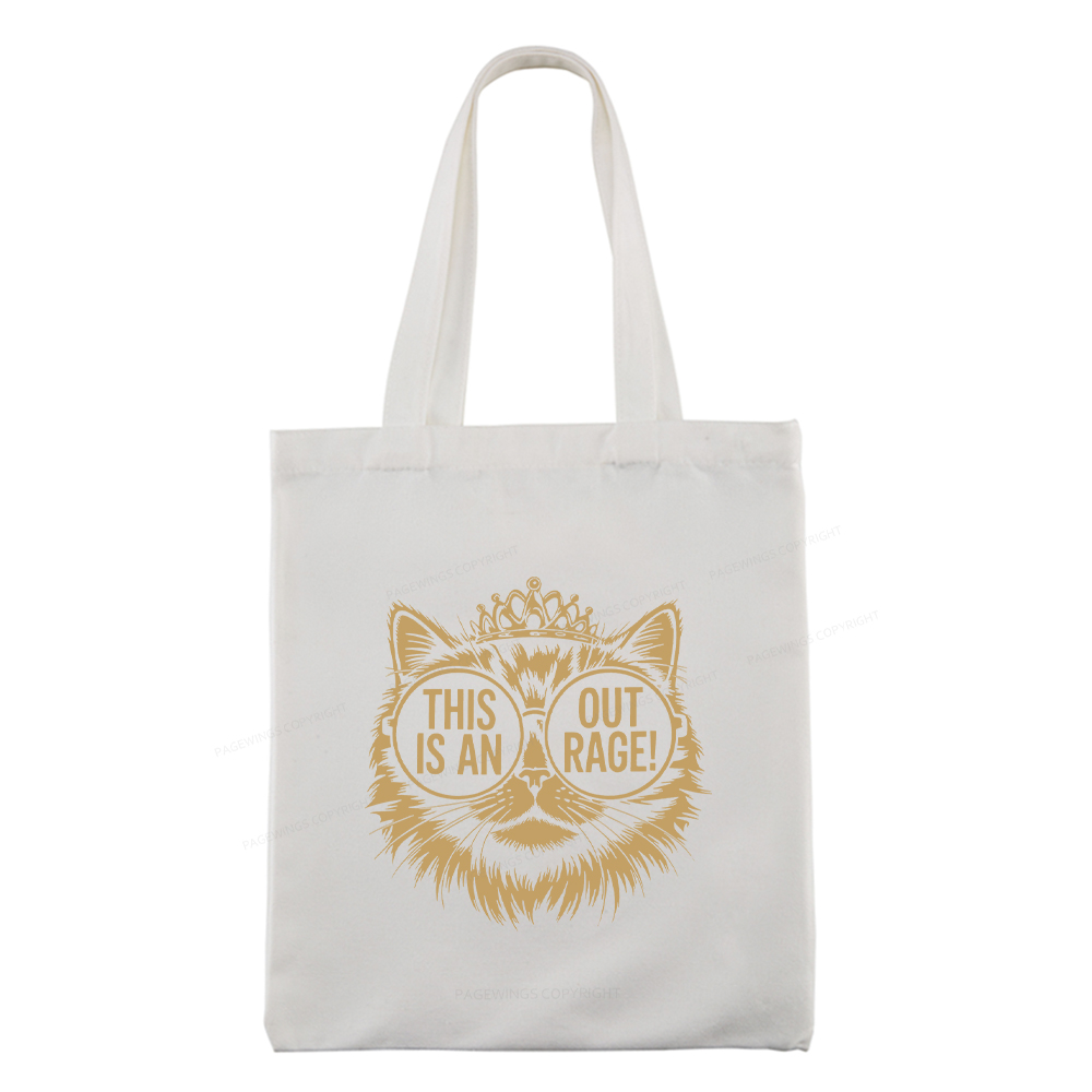 Pagewings This Is An Outrage Tote Bag