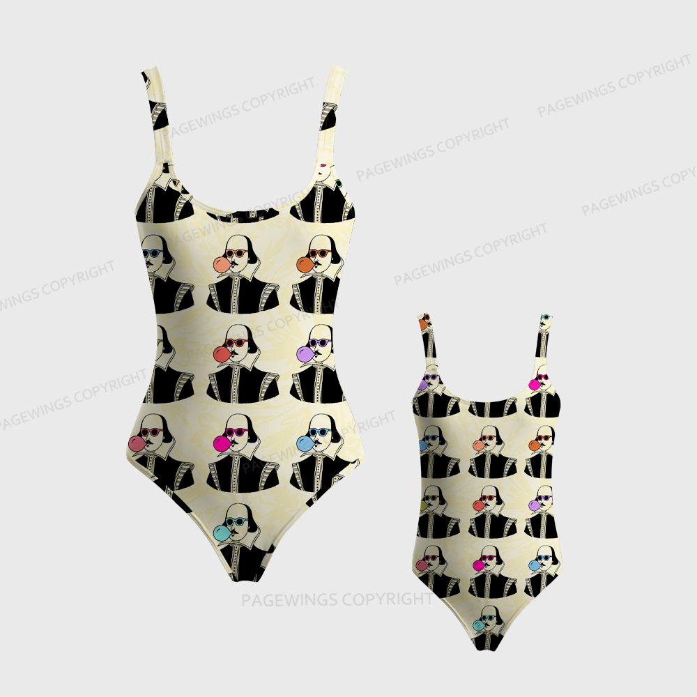 Pagewings Stop Making Drama You're Not Shakespeare One-Piece Swimsuit 