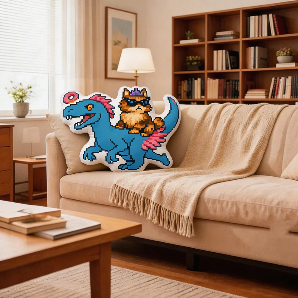 Pagewings Mongo is Appalled Shaped Throw Pillow