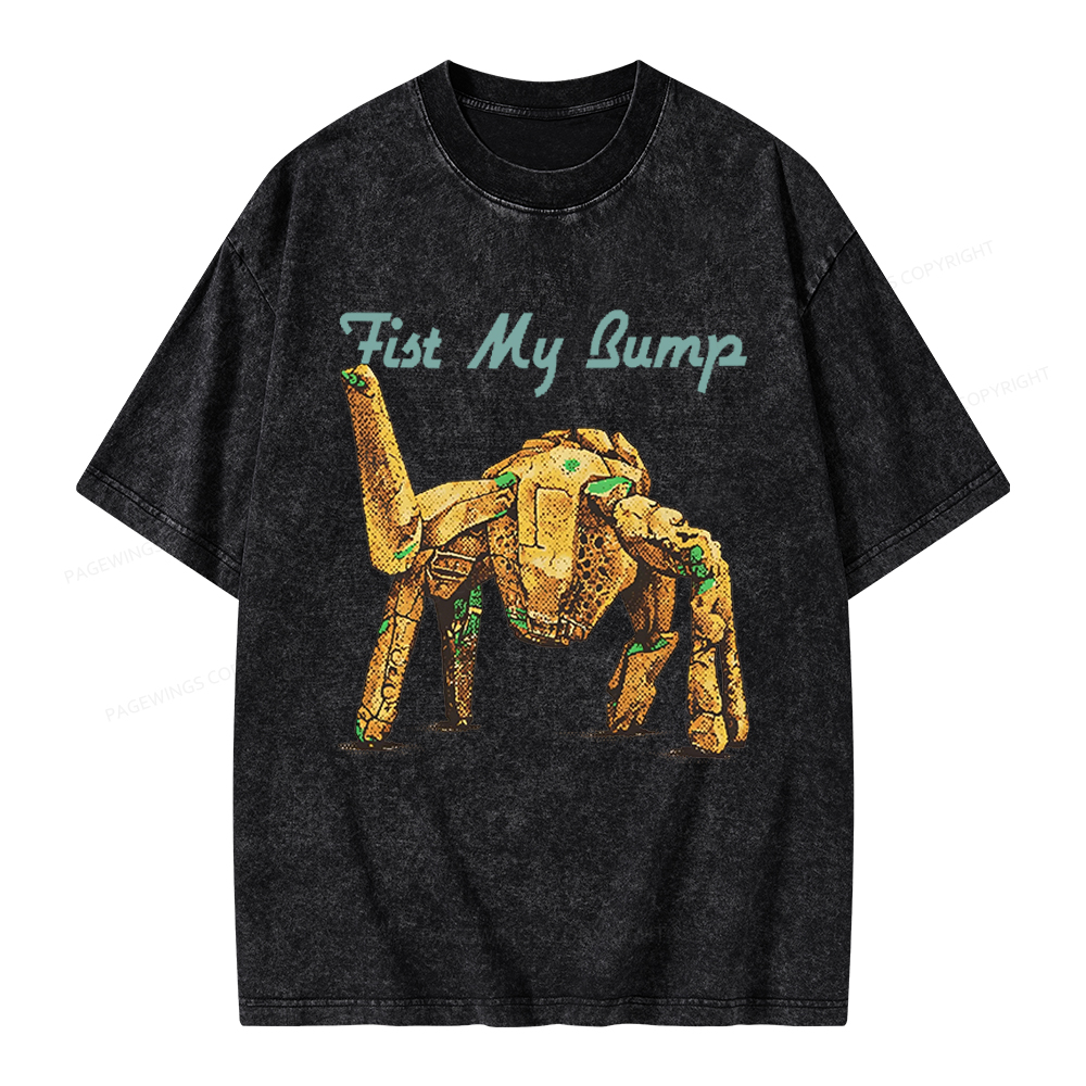 Pagewings Fist My Bump Unisex Washed T-shirt