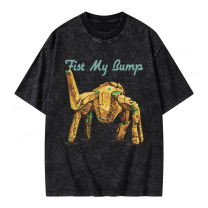 Pagewings Fist My Bump Unisex Washed T-shirt