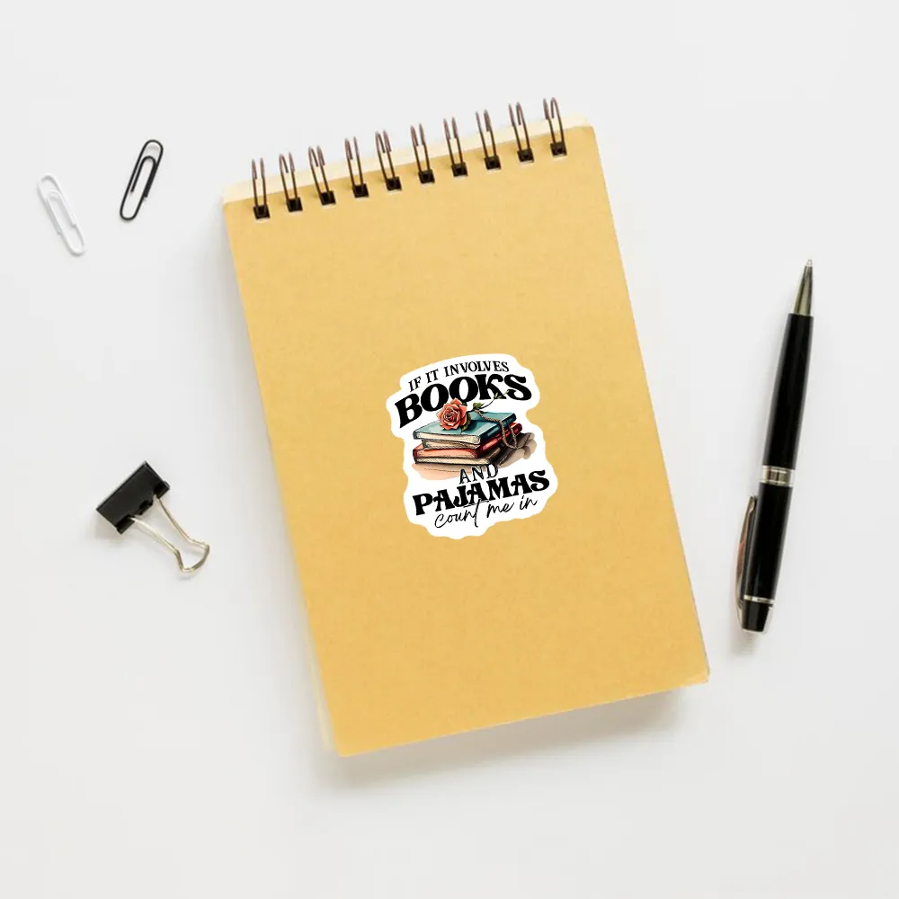Pagewings Books And Pajamas Sticker
