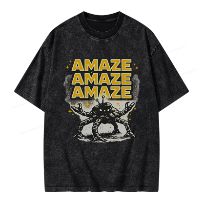 Pagewings Sci‑Fi Nerd Unisex Washed T-shirt