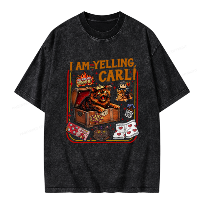 Pagewings Fantasy Book Reader Unisex Washed T-shirt