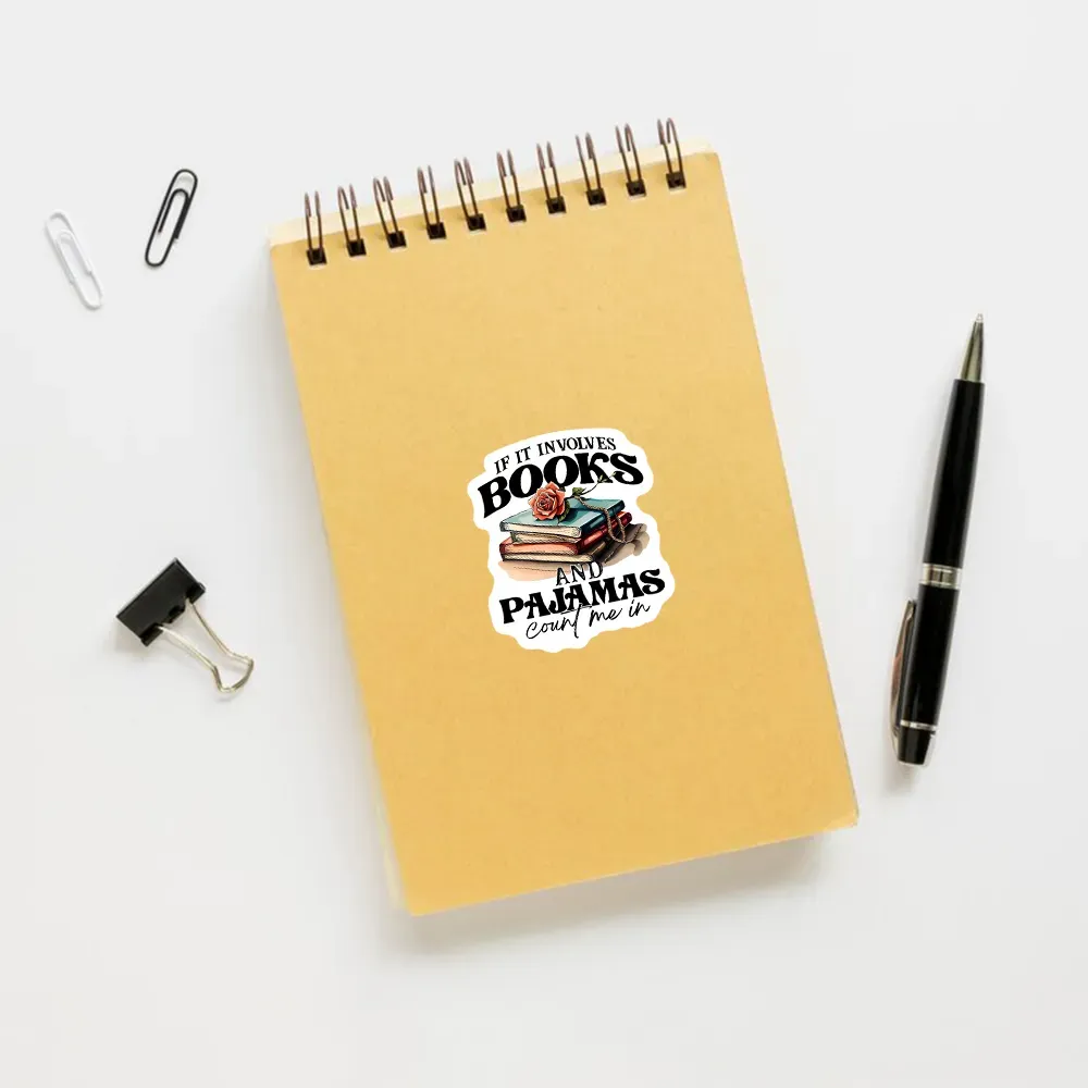 Pagewings Books And Pajamas Sticker
