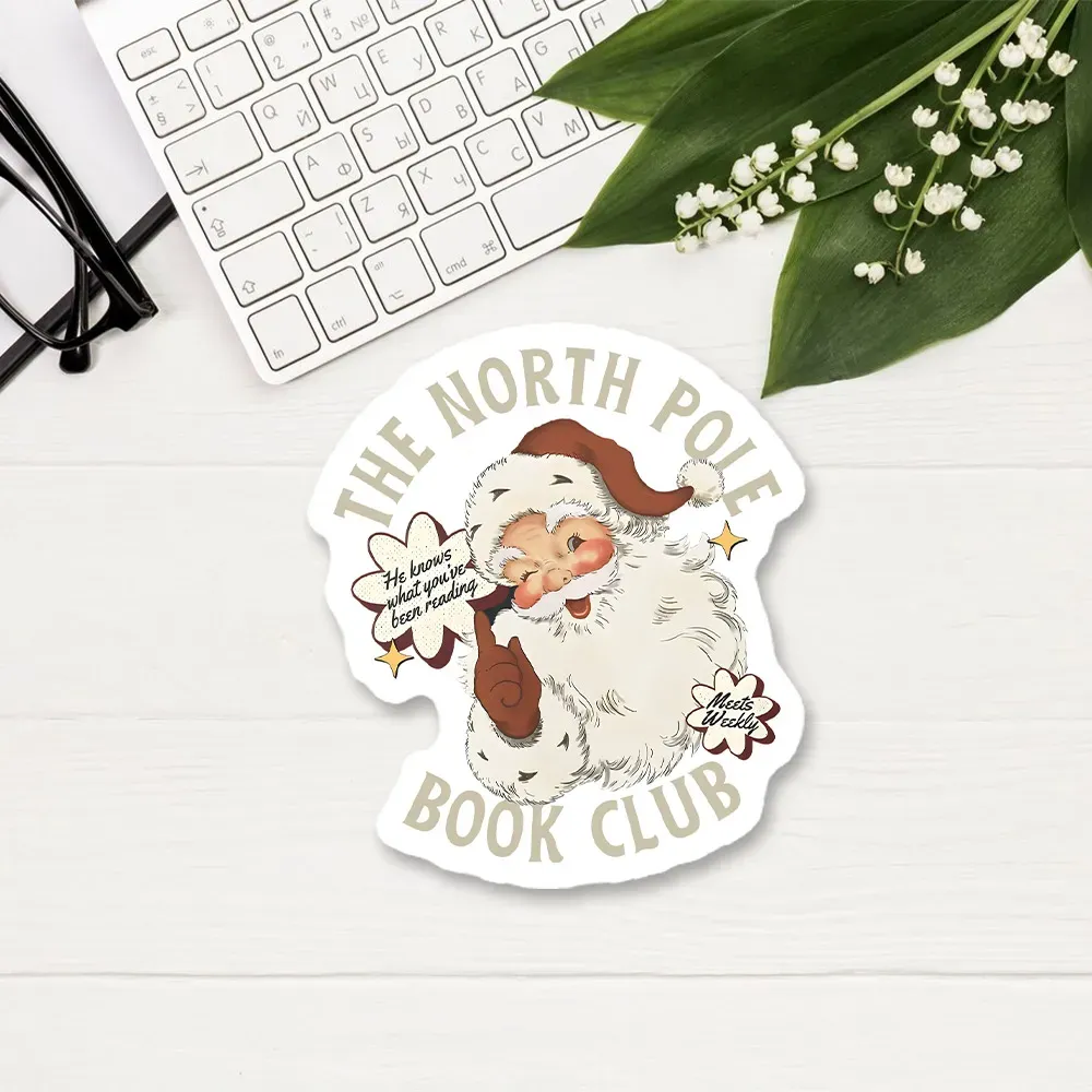 Pagewings Book Club Christmas Sticker