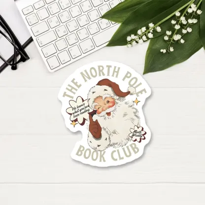 Pagewings Book Club Christmas Sticker