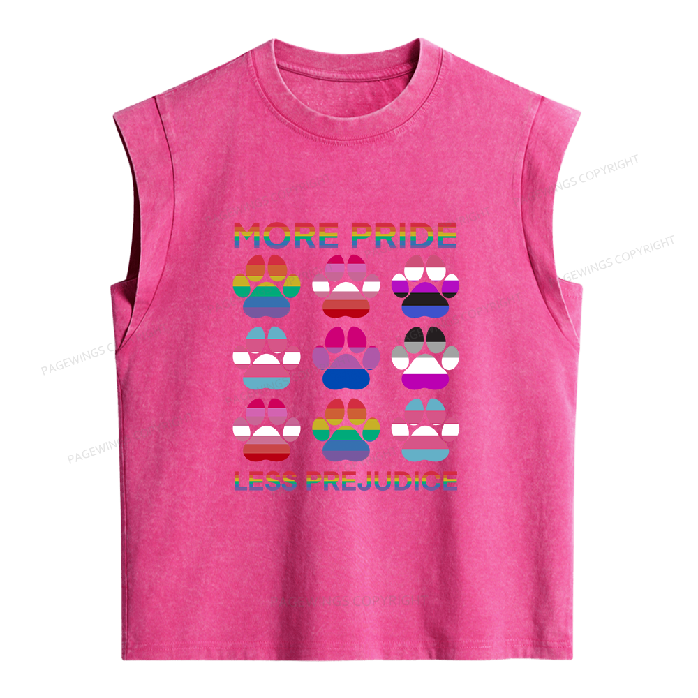 Pagewings Pride Paw Women's Washed Tank Top