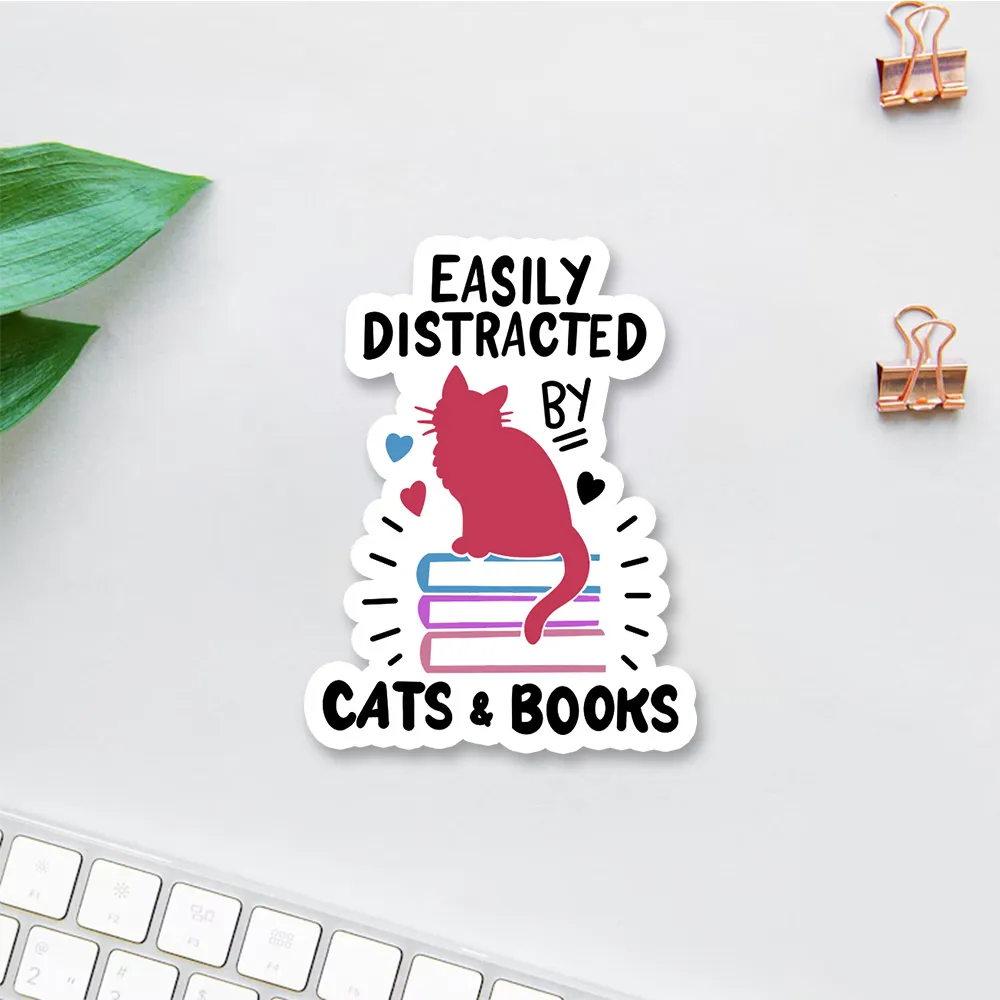 Pagewing Book Fun Cat Book Funny Sticker