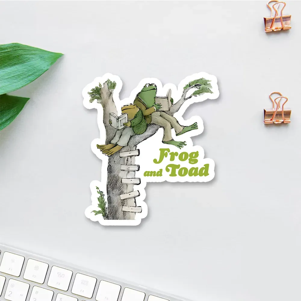 Pagewing Frog and Toad Old Book Sticker
