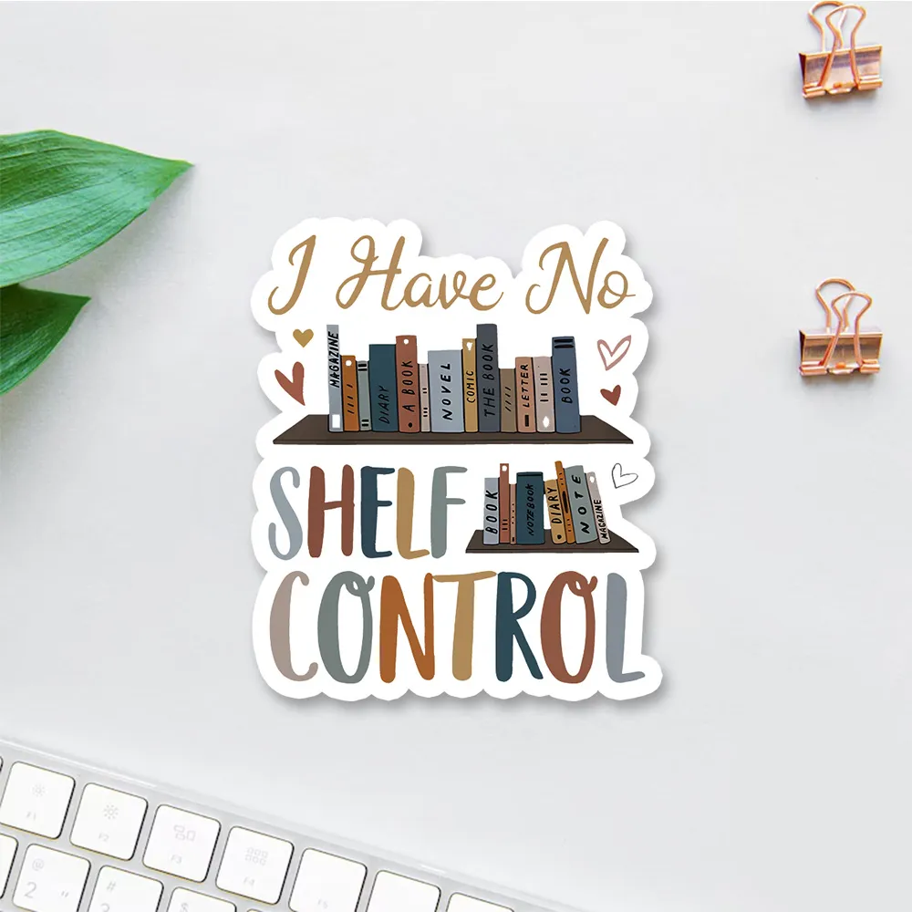 Pagewing I Have No Shelf Control Sticker