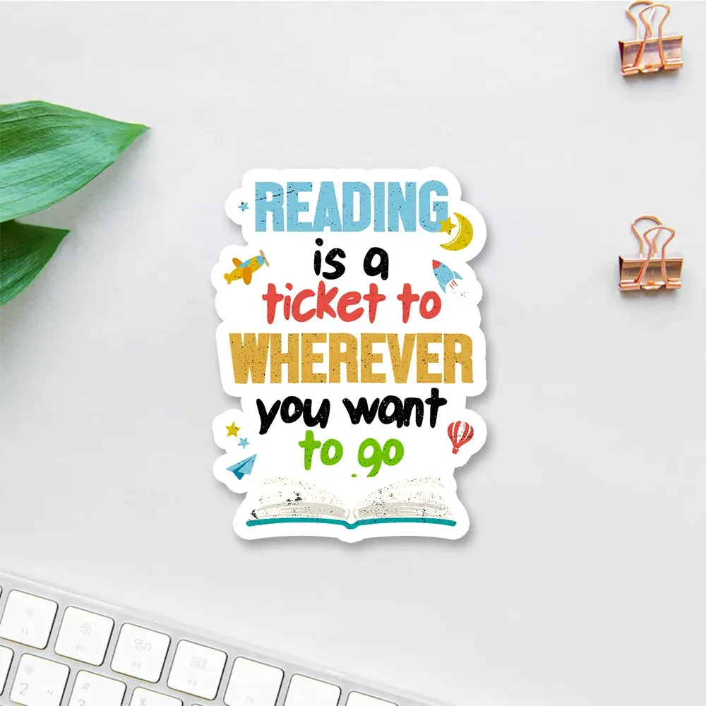 Pagewing Reading Is A Ticket Sticker