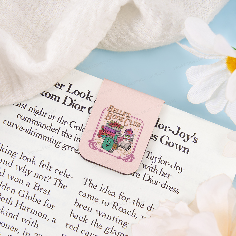 Pagewings Belle's Book Club Magnetic Bookmark
