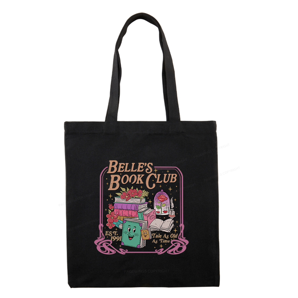 Pagewings Belle's Book Club Tote Bag