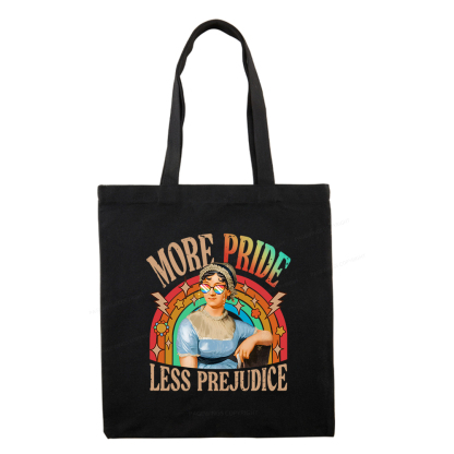 Pagewings More Pride Less Prejudice Tote Bag