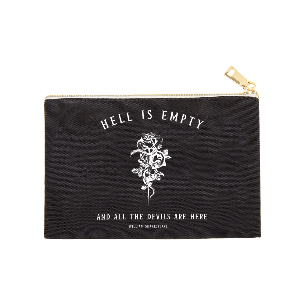 Pagewings Hell Is Empty And All The Devils Are Here Pouch