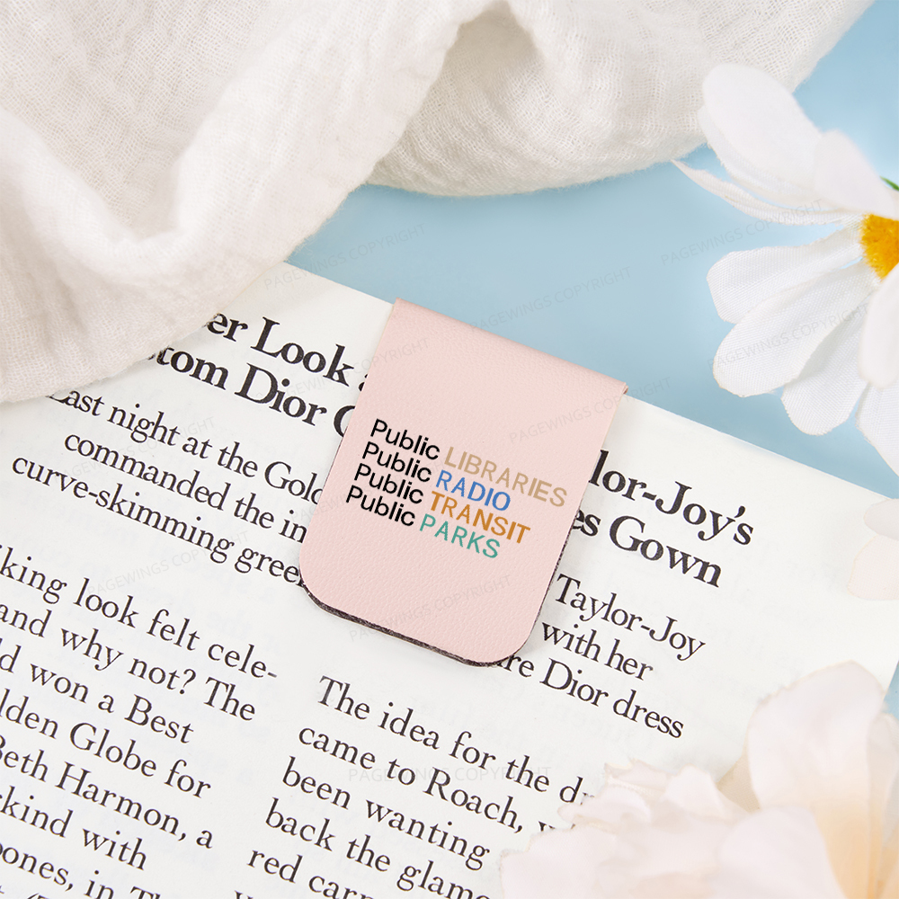 Pagewings Public Libraries Radio Transit Parks Magnetic Bookmark
