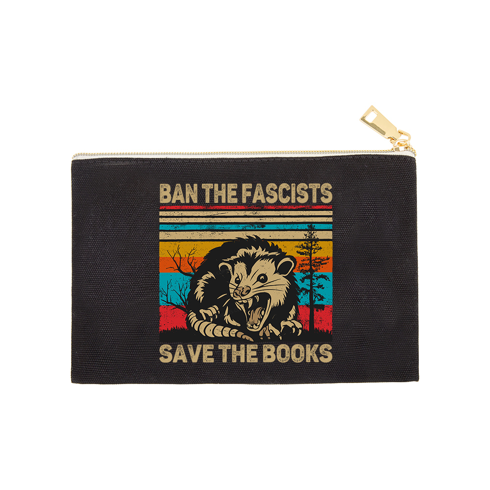 Pagewings Ban The Fascists Save The Books Pouch