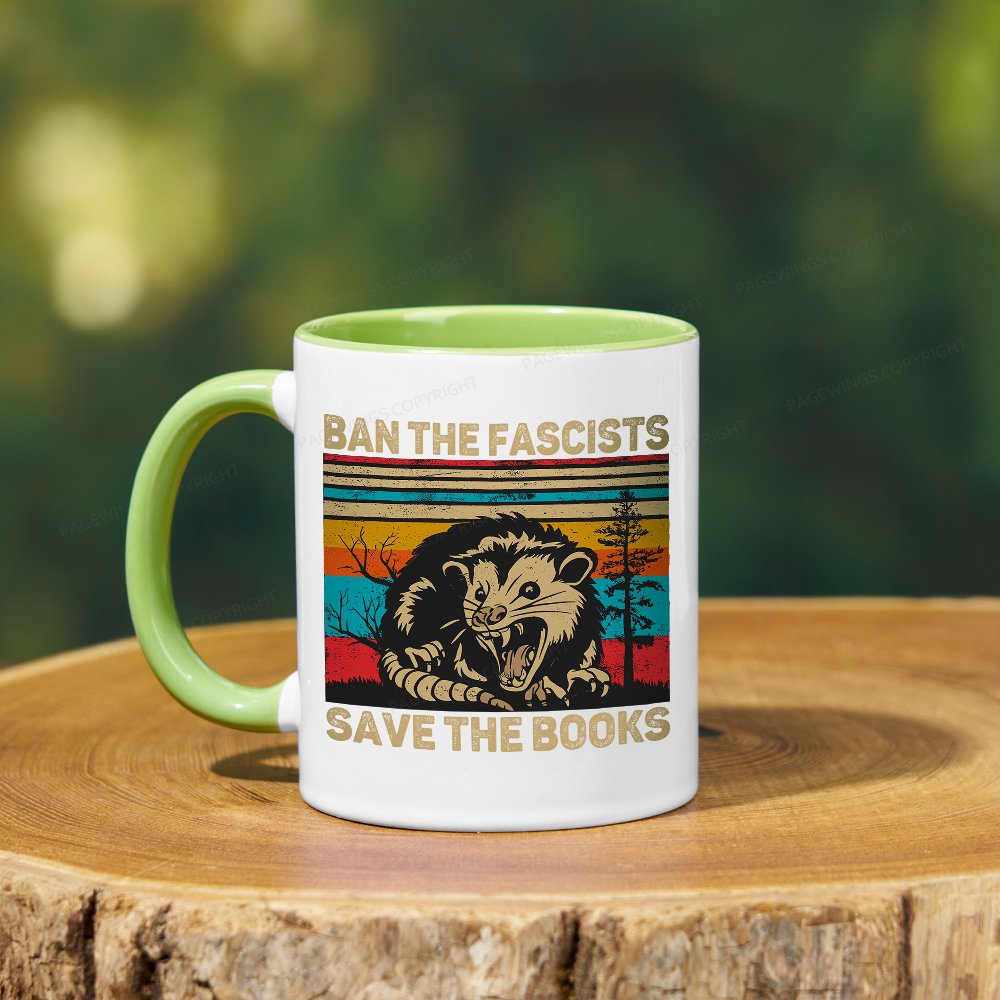 Pagewings Ban The Fascists Save The Books Mug