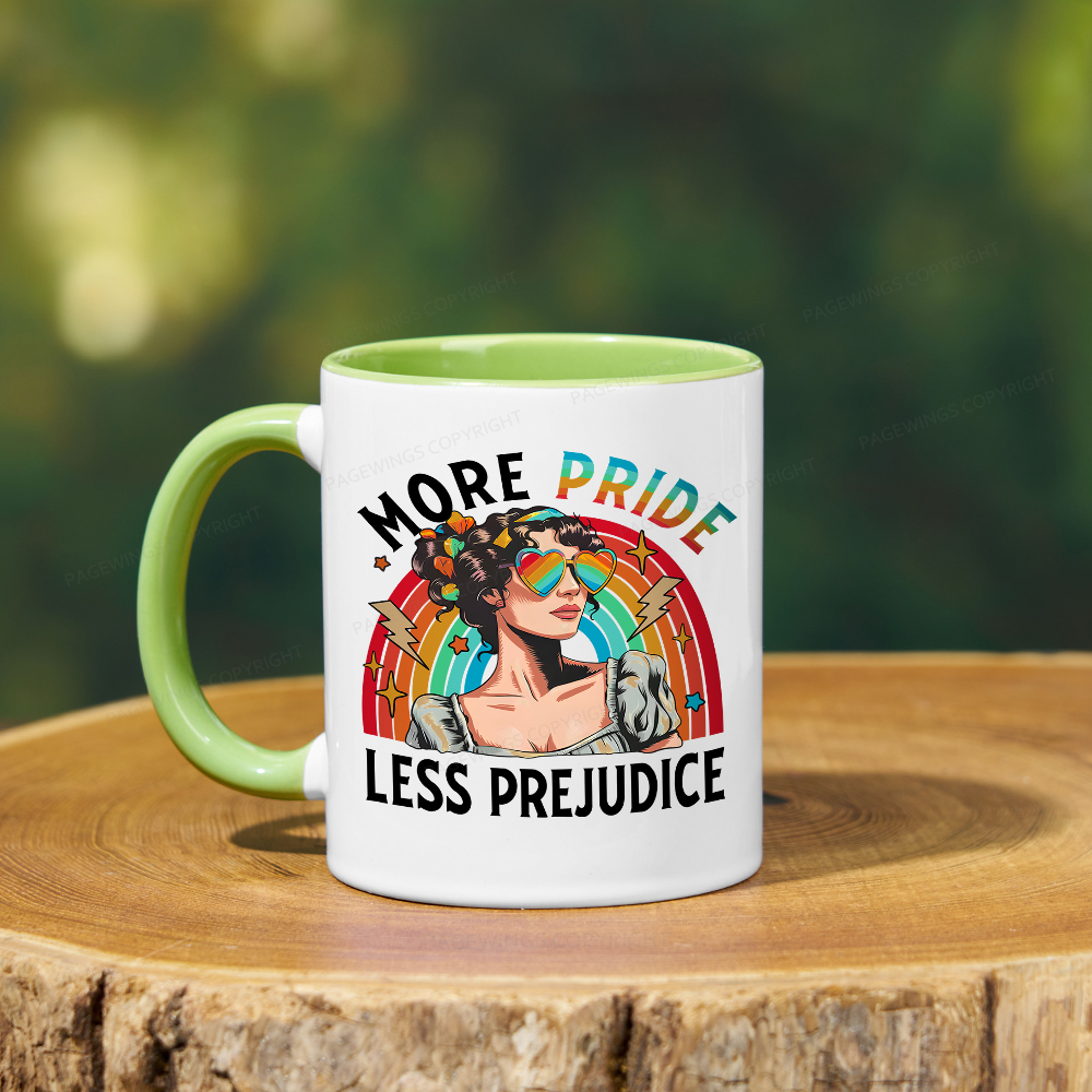 Pagewings More Pride Less Prejudice Mug