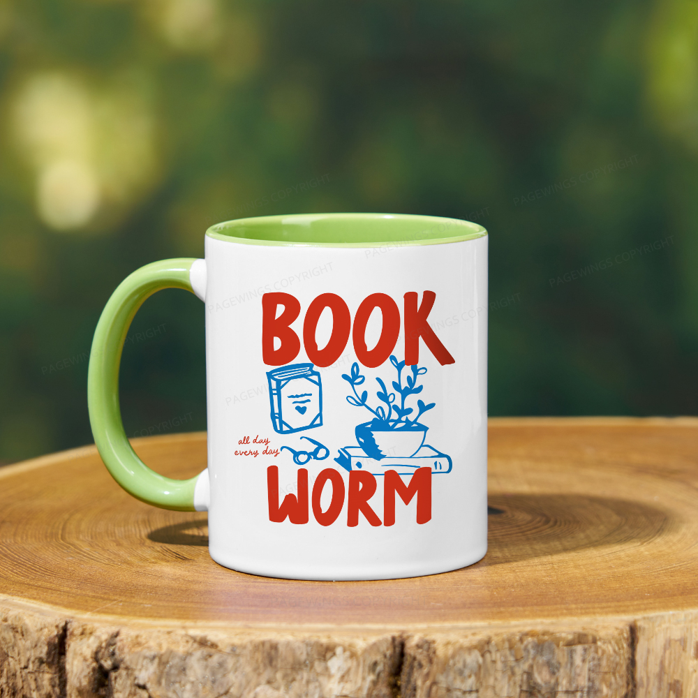 Pagewings Bookworm Mug