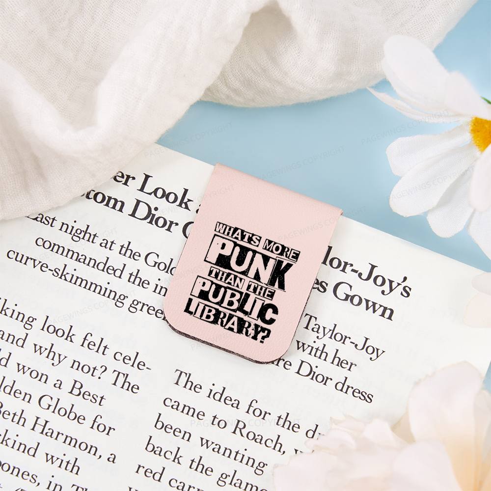 Pagewings What‘s More Punk Than the Public Library Magnetic Bookmark