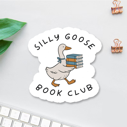 Pagewings Silly Goose Book Club Sticker