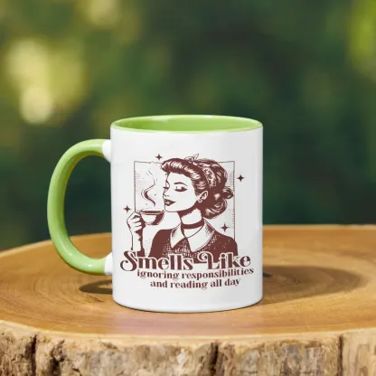 Pagewings Ignoring Responsiblities And Reading All Day Mug