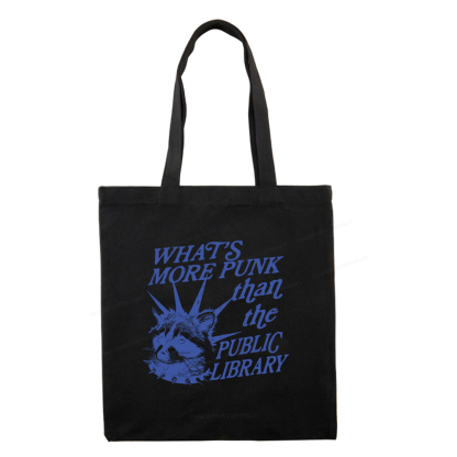 Pagewings What’s More Punk Than The Public Library Tote Bag