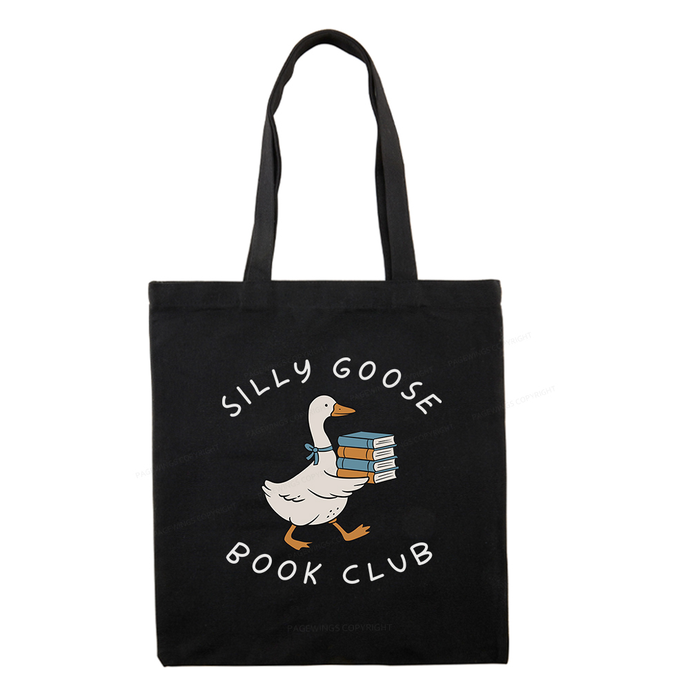 Pagewings Silly Goose Book Club Tote Bag