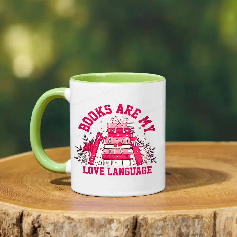 Pagewings Books Are My Love Language Mug