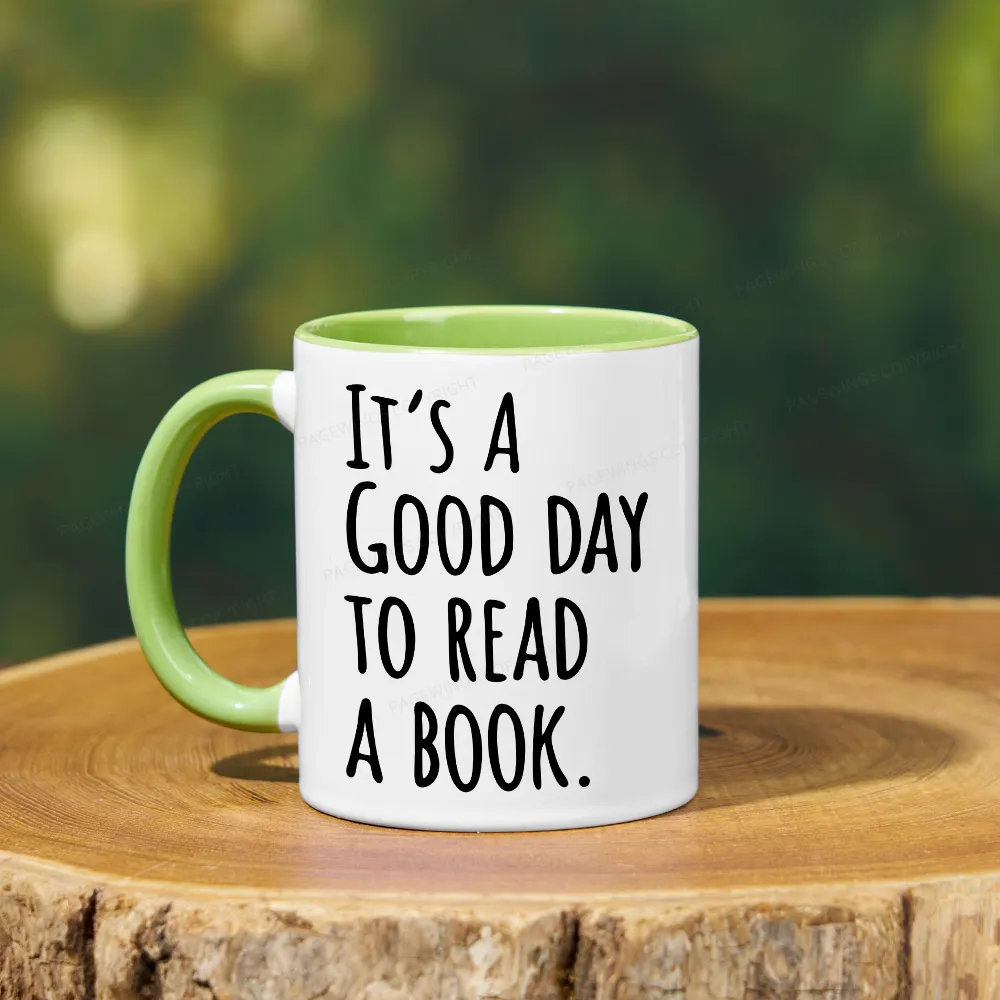 Pagewings It's A Good Day To Read A Book Mug