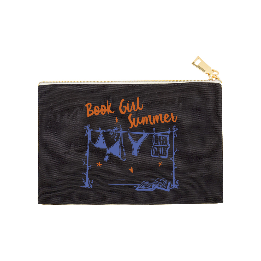 Pagewings Book Girl Summer Bookish Pouch