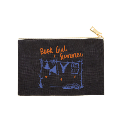 Pagewings Book Girl Summer Bookish Pouch