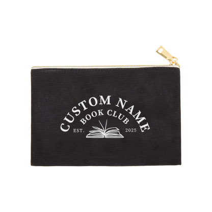 Pagewings Personalized Custom Book Club Pouch