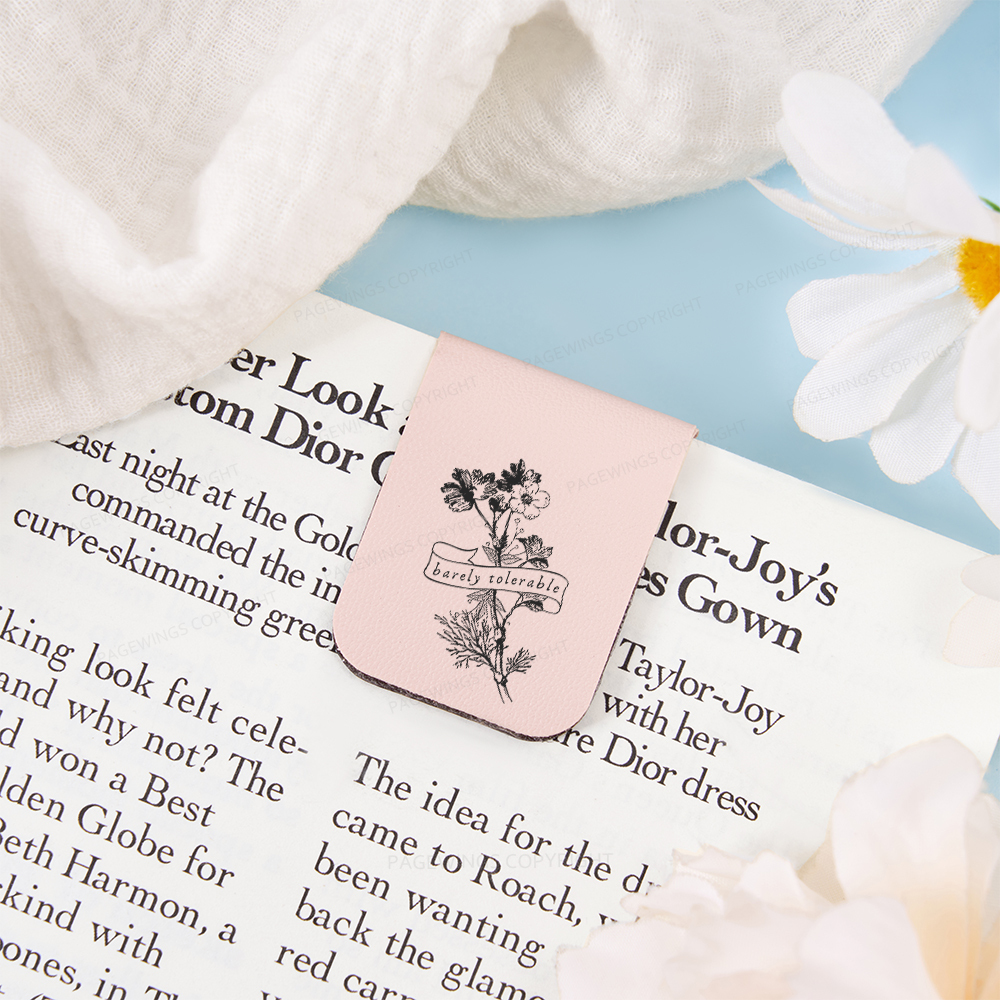 Pagewings Barely Tolerable Magnetic Bookmark