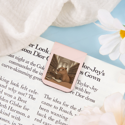Pagewings The Reader Capybara Magnetic Bookmark