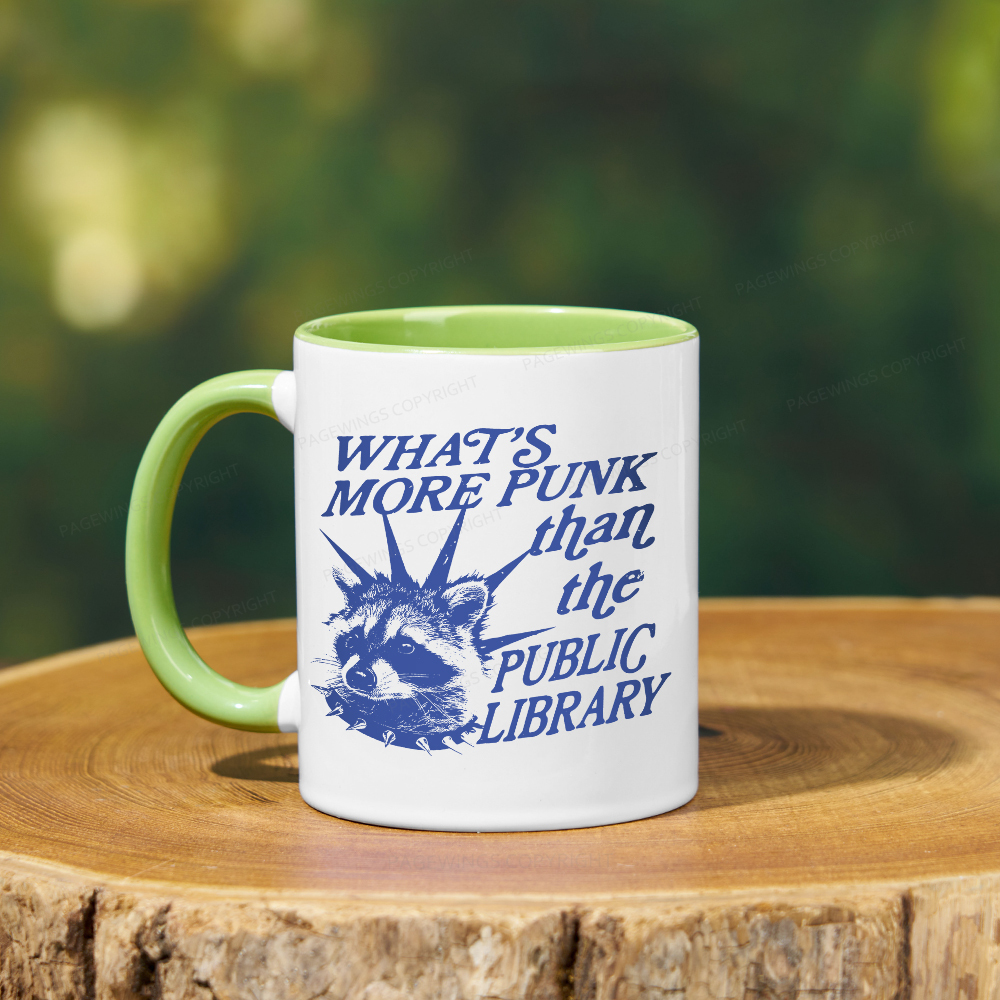 Pagewings What’s More Punk Than The Public Library Mug
