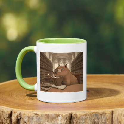 Pagewings The Reader Capybara Mug