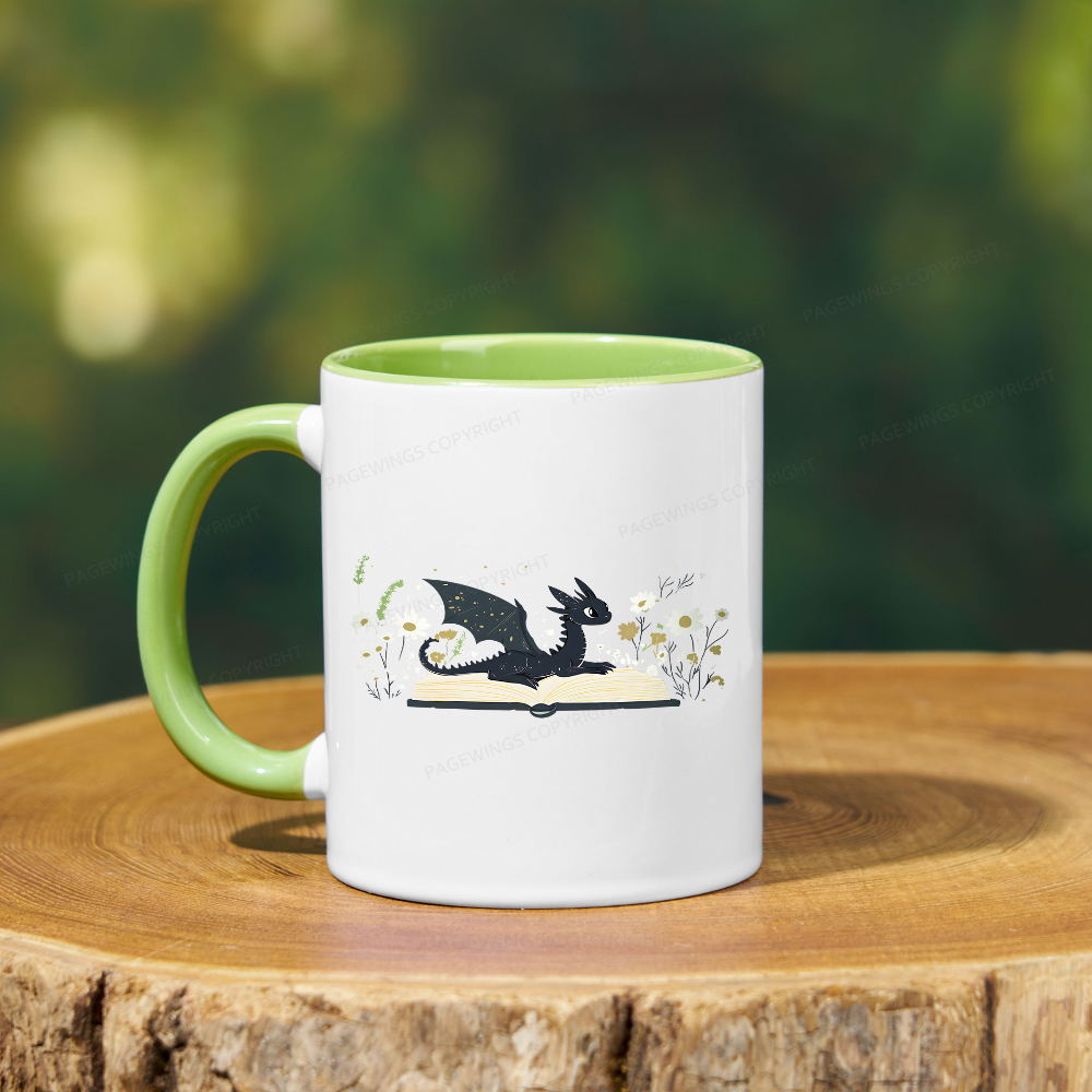 Pagewings Dragon Book Mug