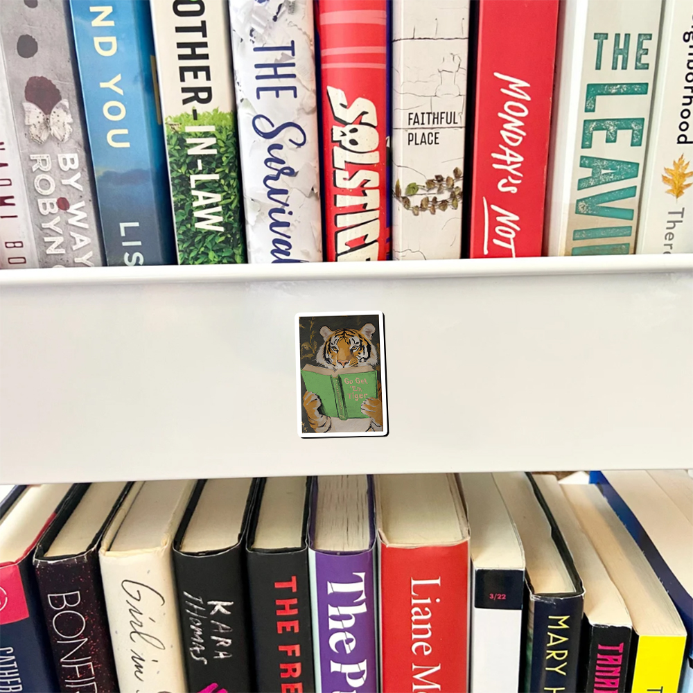 Pagewings Motivational Tiger Fridge Magnet