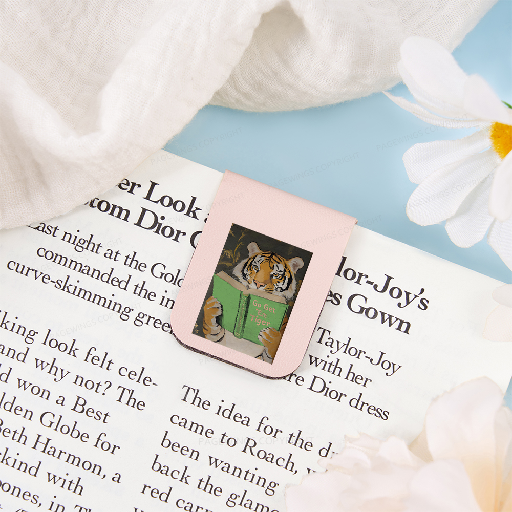 Pagewings Motivational Tiger Magnetic Bookmark