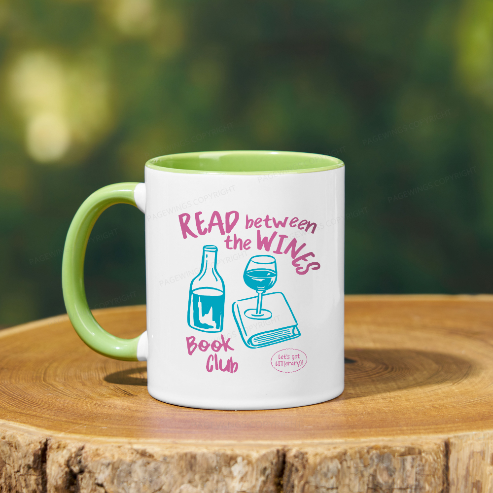 Pagewings Wine Lover Book Club Mug