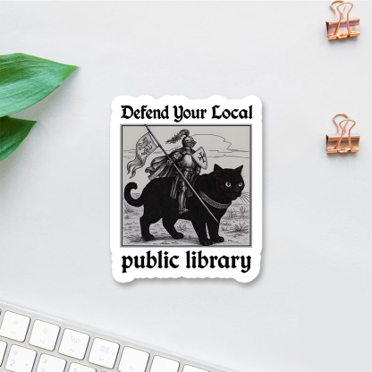 Pagewings Defend Your Local public library Sticker