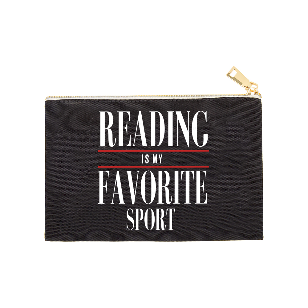 Pagewings Reading Is My Favorite Sport Pouch