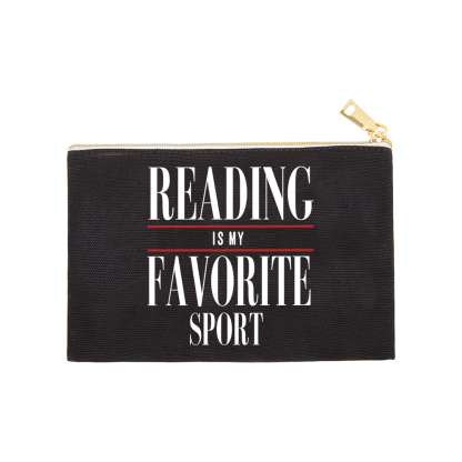 Pagewings Reading Is My Favorite Sport Pouch