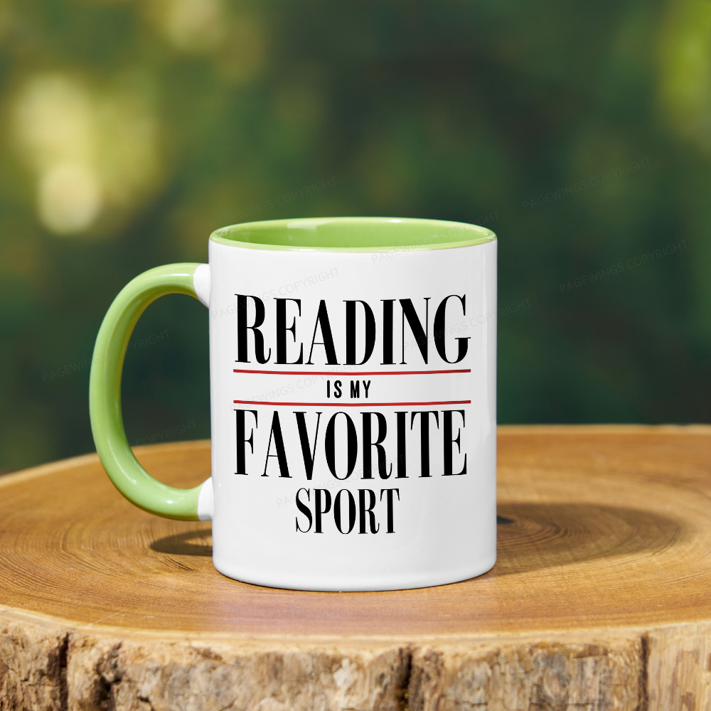 Pagewings Reading Is My Favorite Sport Mug