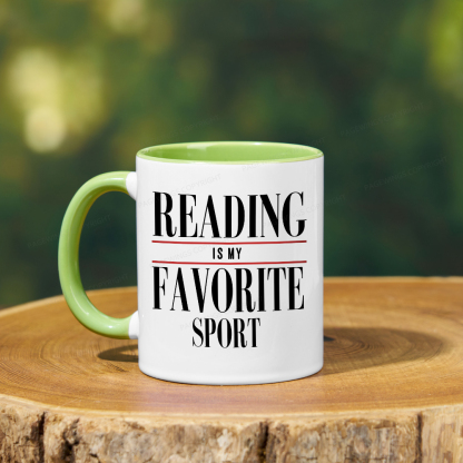 Pagewings Reading Is My Favorite Sport Mug