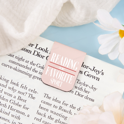 Pagewings Reading Is My Favorite Sport Magnetic Bookmark