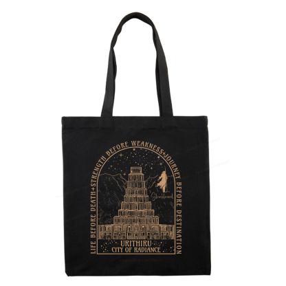 Pagewings Life Before Death Strength Before Weaknes Tote Bag